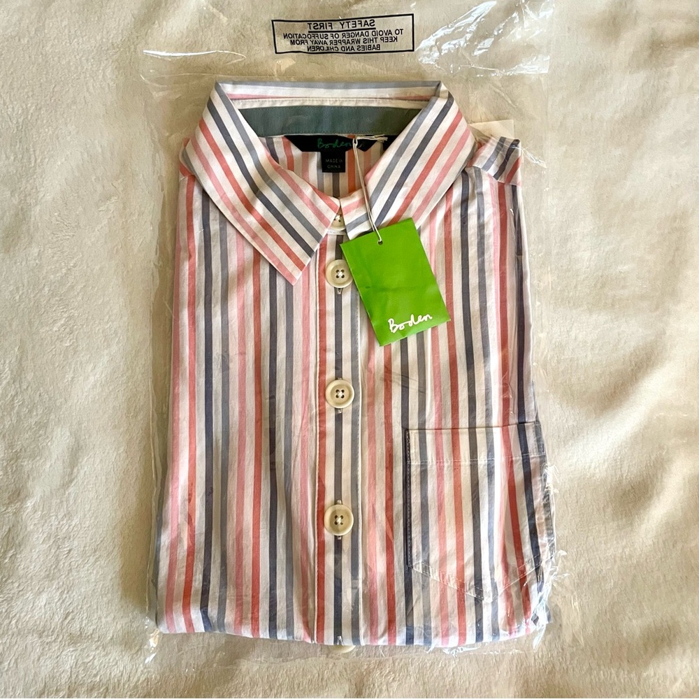 NWT Boden Woman’s Long Sleeve Button Down Blouse-Size 14